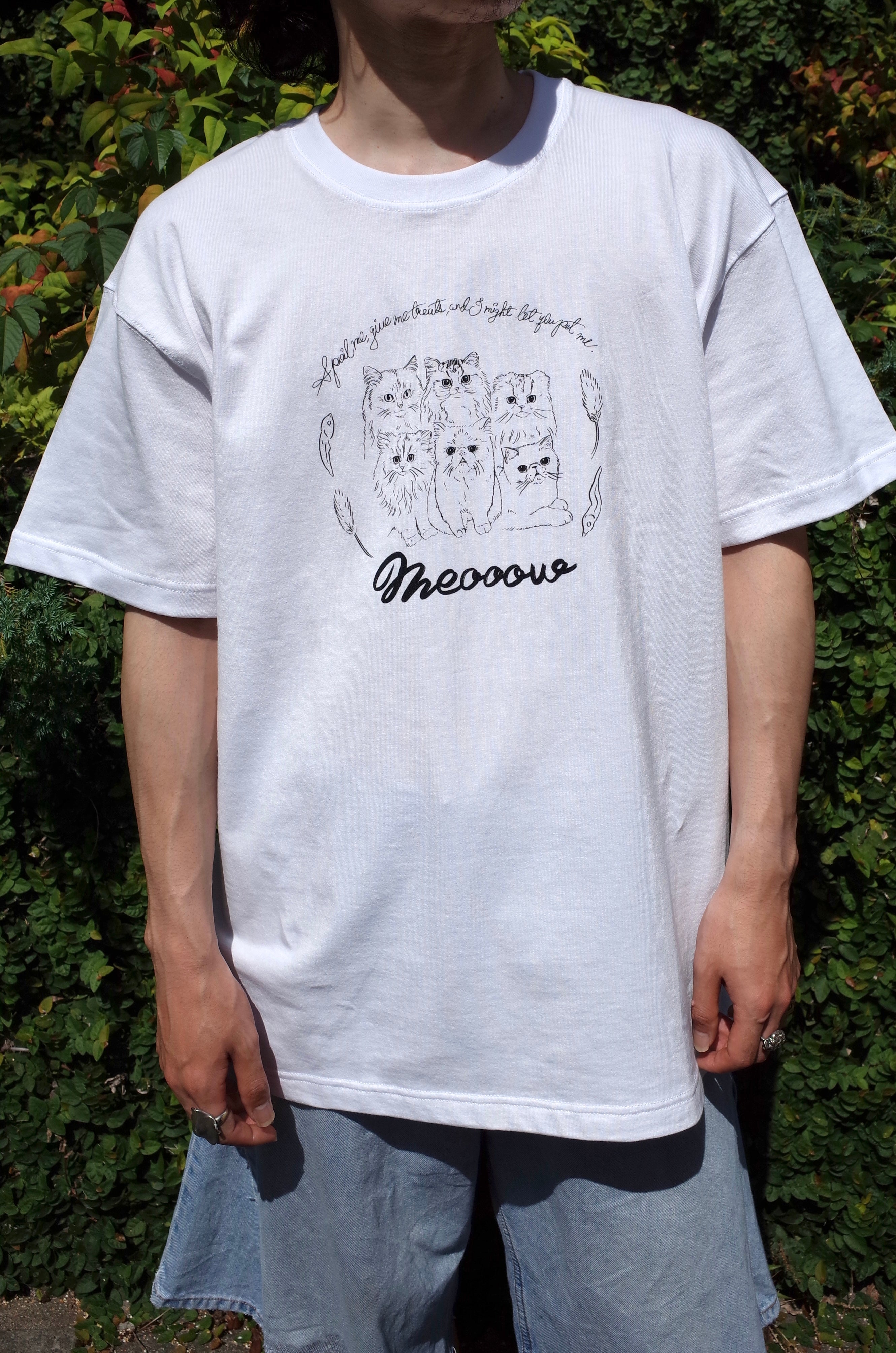 Neko tee vol.1 - White / Black