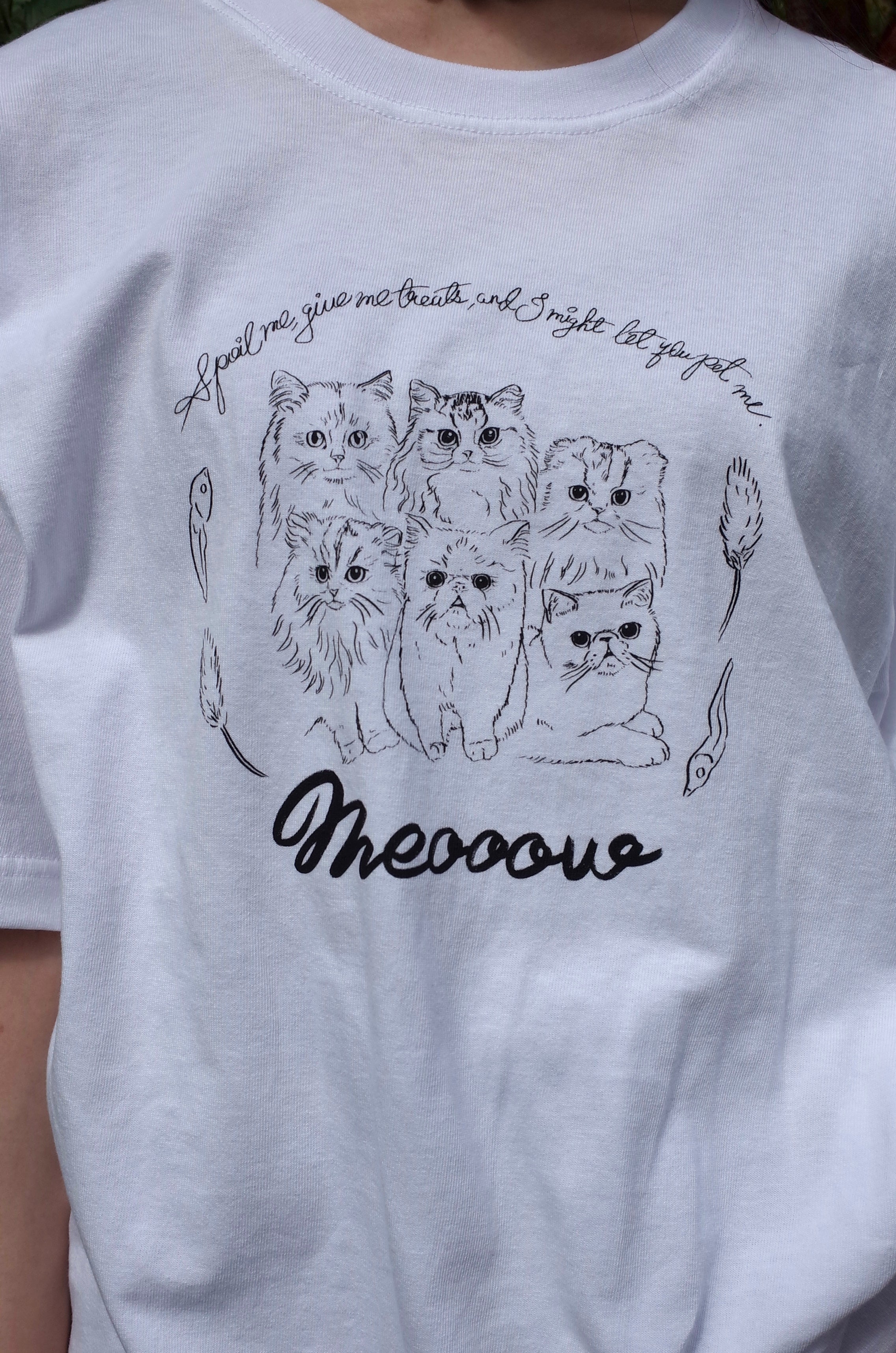 Neko tee vol.1 - White / Black