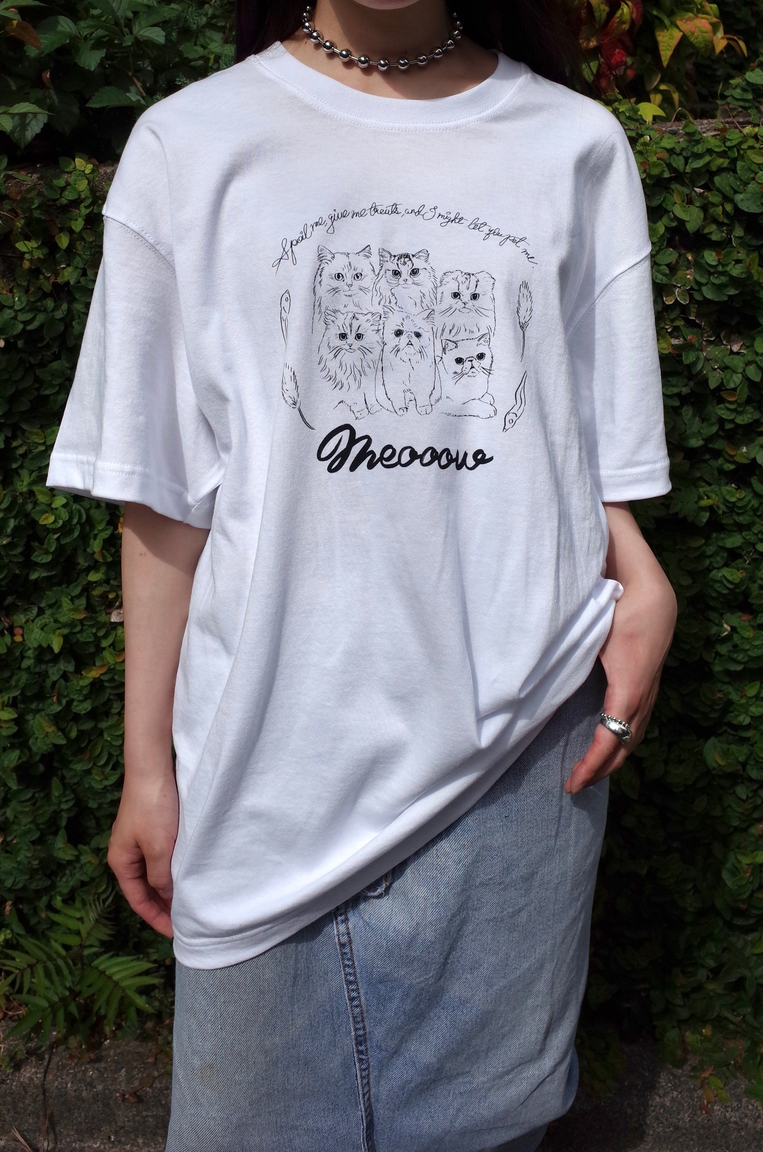 Neko tee vol.1 - White / Black
