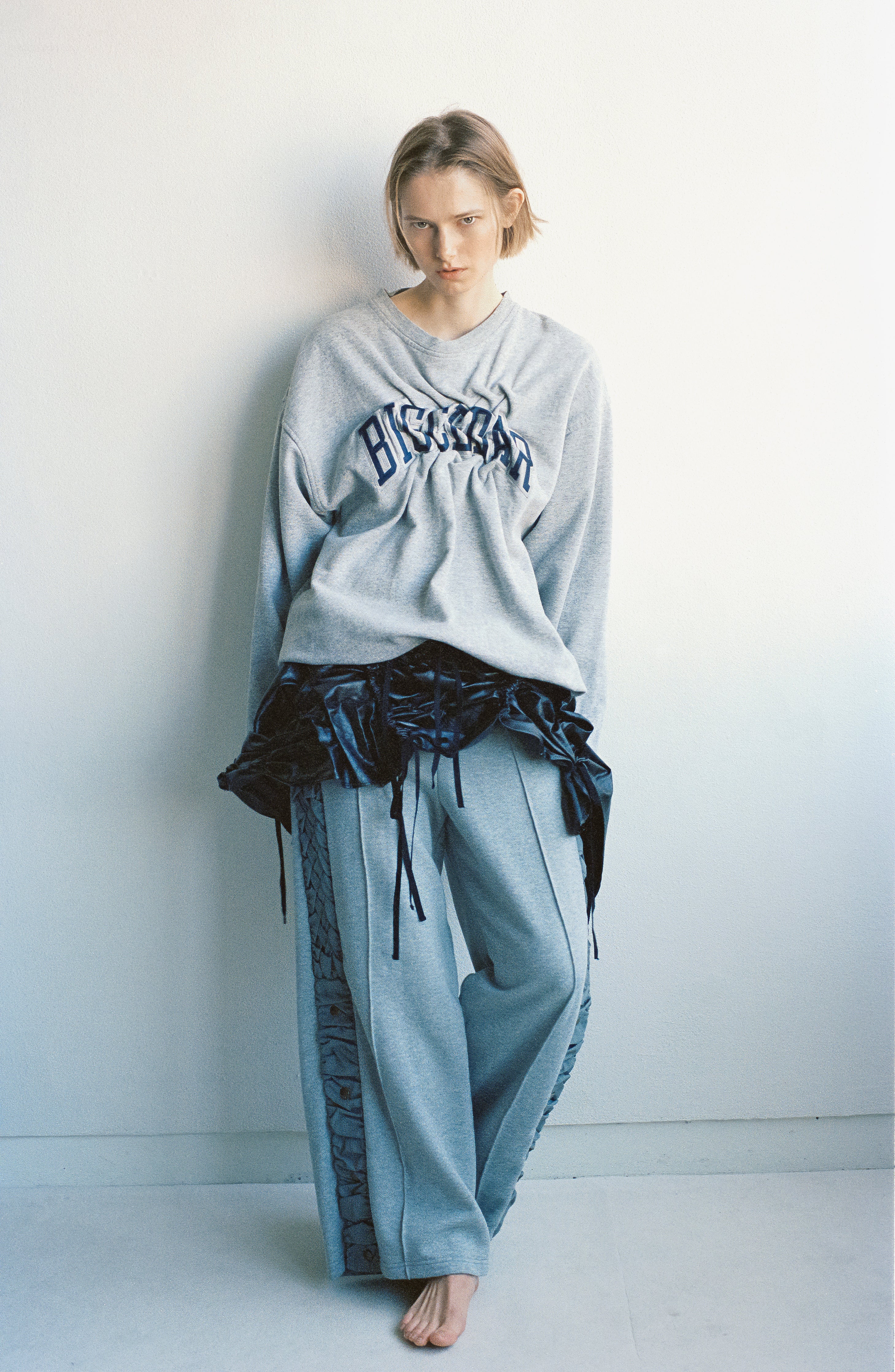 ATELIER by Create Clair / Remake sweat - front - Navy
