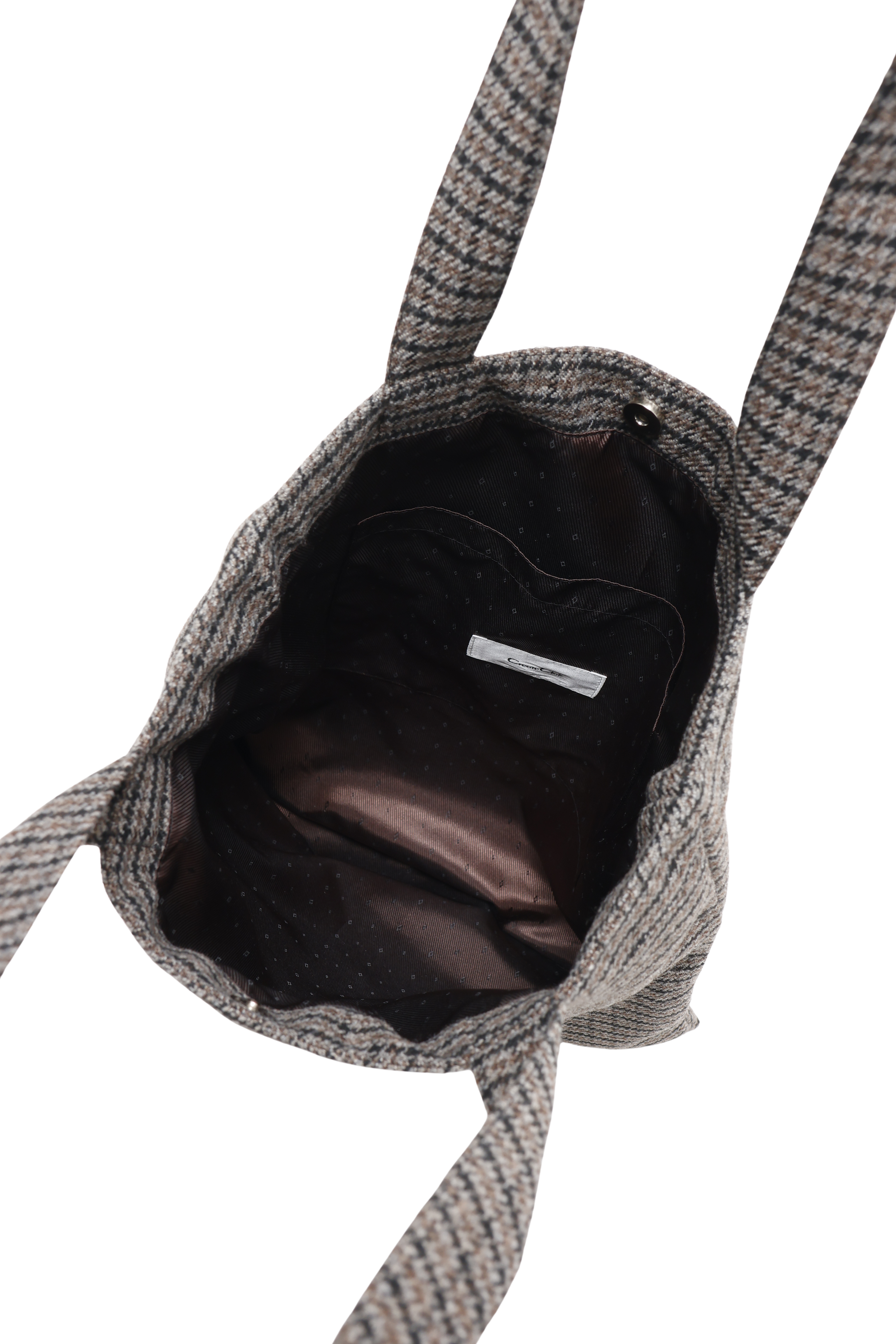 Origami totebag - Gray tweed