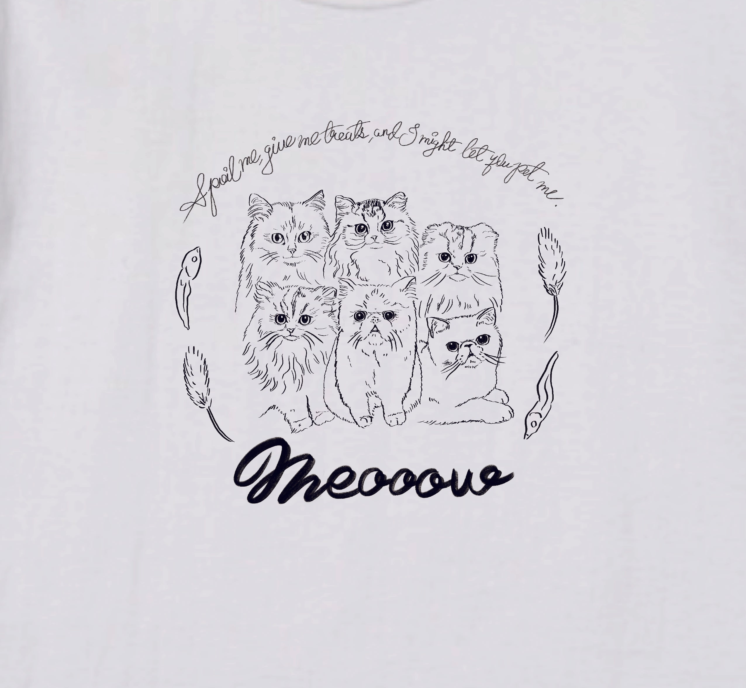 Neko tee vol.1 - White / Black